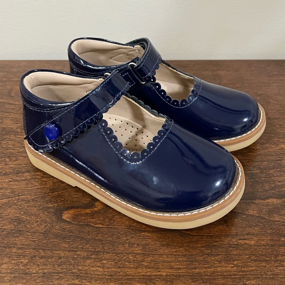 Elephantito Other - Elephantito Kids Navy Blue Mary Jane Shoes Size 8